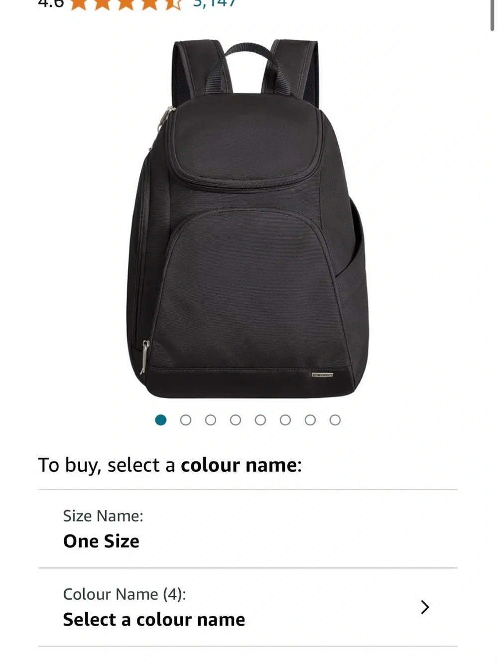 Travelon Anti Theft Classic Backpack